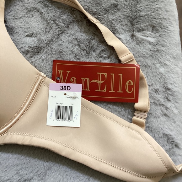 NWT Van Elle t shirt bra beige size 38D - Picture 2 of 6